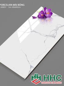 Gạch 40x80 bóng kiếng trắng khói W48031