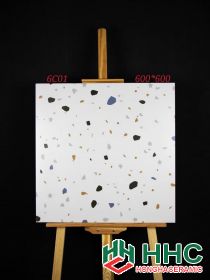 Gạch 60x60 6C01 vân sỏi đá