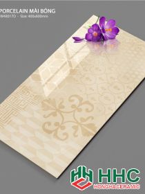 Gạch 40x80 bóng kiếng màu kem W48017D