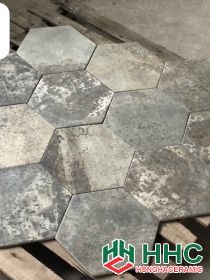 Gạch lục giác 20x23 màu xi măng tự nhiên BR01