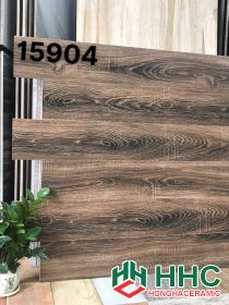 Gạch giả gỗ 15x90 phòng ngủ 15904