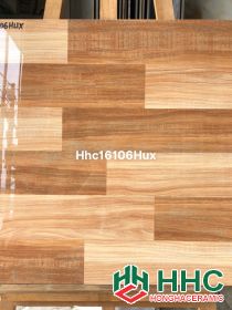 Gạch 60x60 bóng kiếng vân gỗ HHC16106