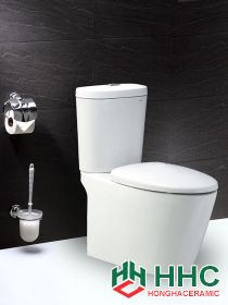 Bàn Cầu Hai Khối Nắp Êm - CD1348