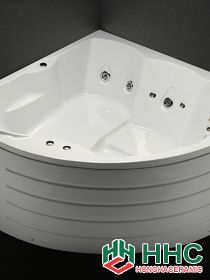 Bồn Tắm Góc Massage Đôi - Chân   Yếm - MT5165