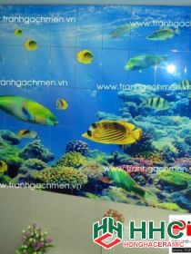 Tranh gạch men ở Hà Đông đẹp