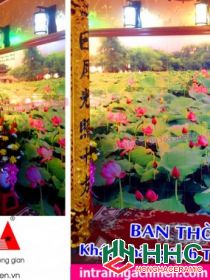 Tranh gạch men Phòng thờ TP001