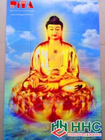 Tranh gạch men Phòng thờ TP002