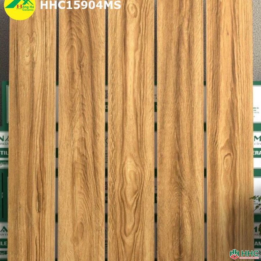 Gạch giả gỗ quy cách 15x90 hhc15904ms