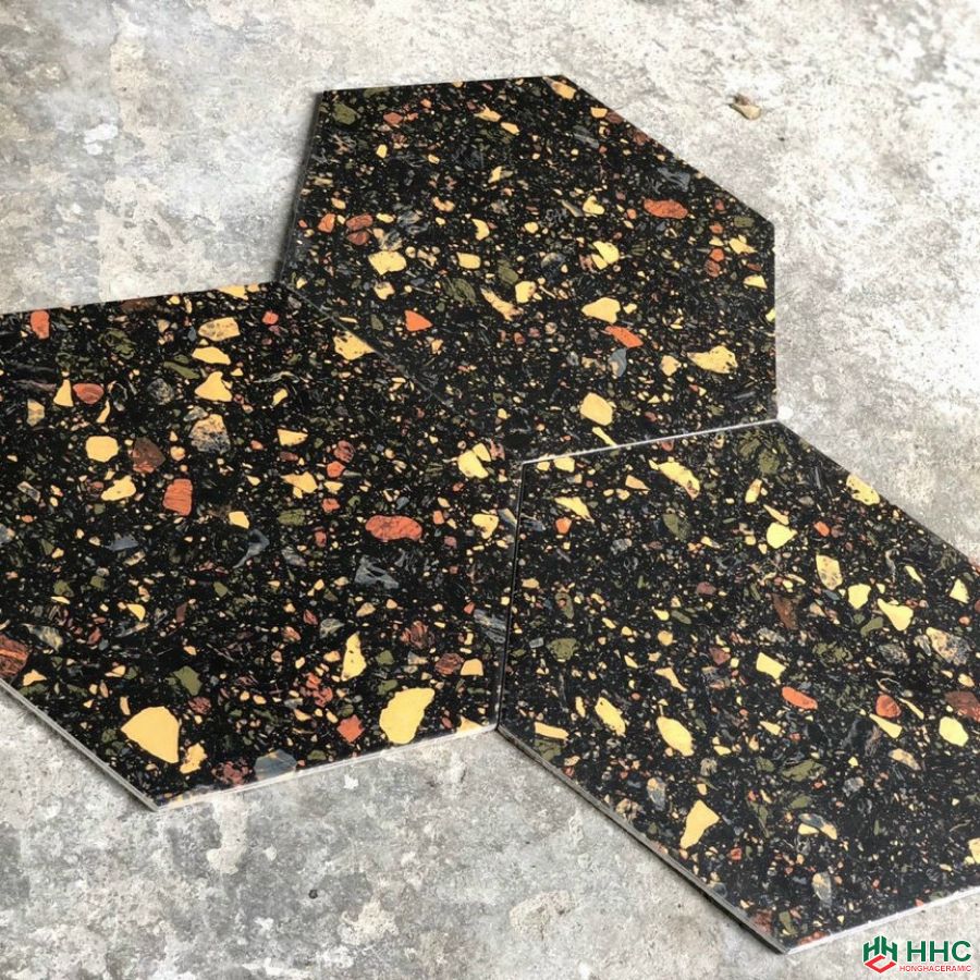 Gạch lục giác 20x23 vân đá hoa cương