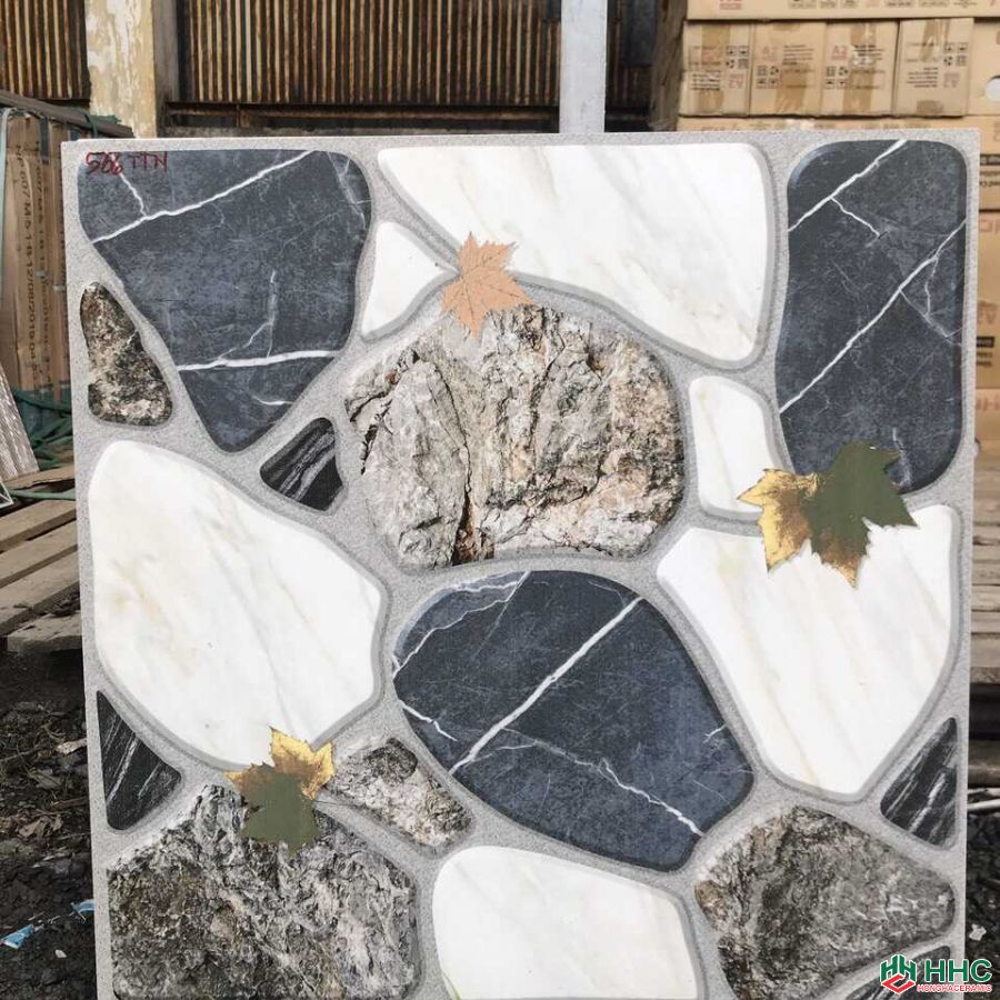 gạch lát sân giả sỏi 50x50 đẹp 566ttn
