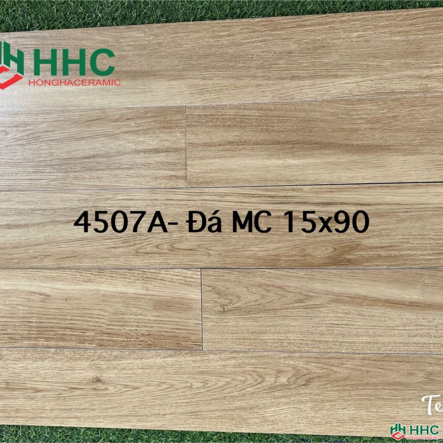 Gạch giả gỗ 15x90 giá rẻ hhc07 lát nhà hàng