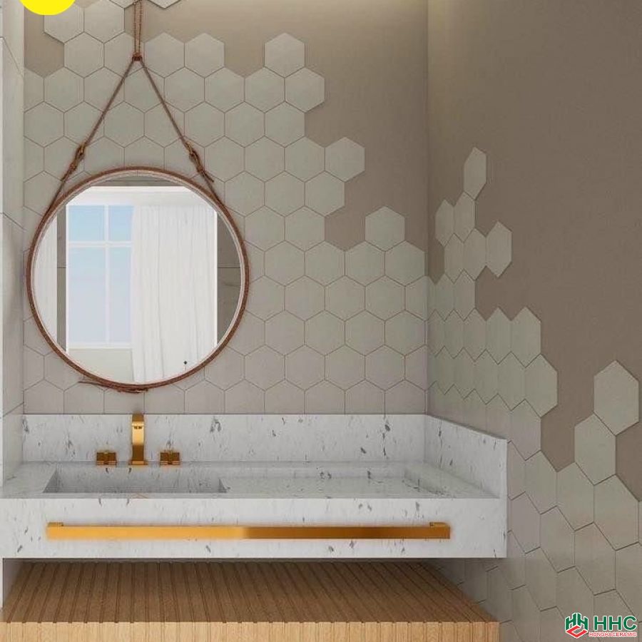 Gạch lục giác ốp tường đẹp 25