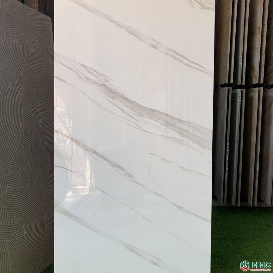 Gạch lát nền 60x120 ấn độ trắng tia chớp 0842T