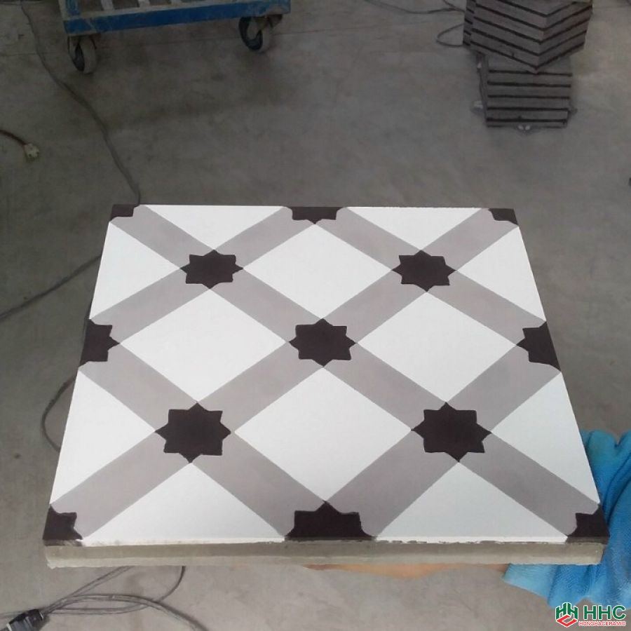 Gạch bông 20x20 xi măng trang trí HH23