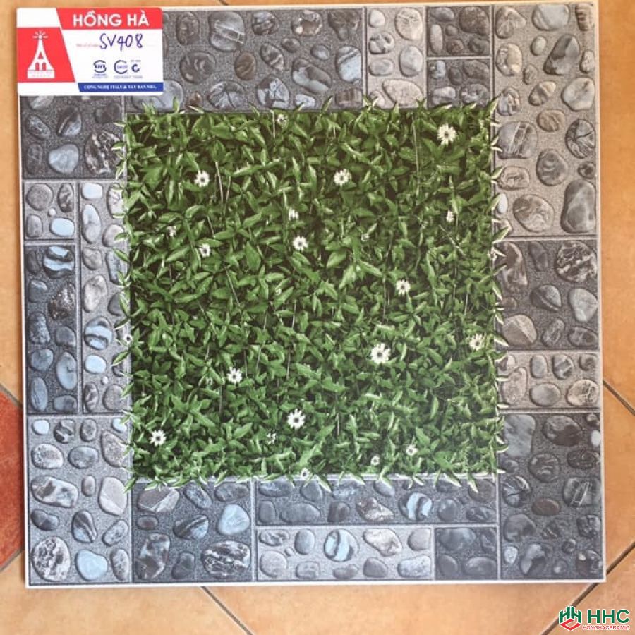 gạch lát nền 40x40 sân vườn đẹp - Quận 12