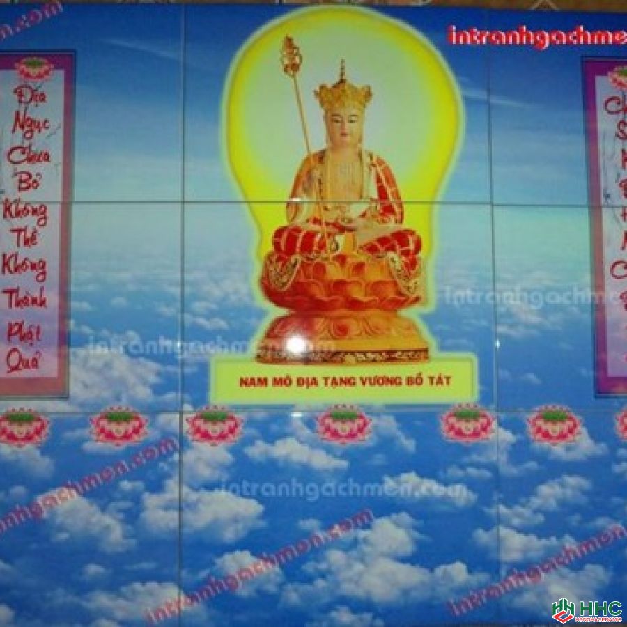 Tranh gạch men Phòng thờ TP003