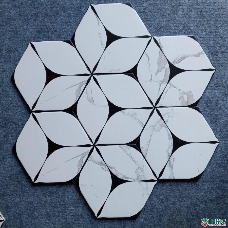 Gạch lục giác 20x23 trang trí quận tân bình