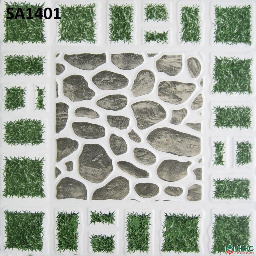 Gạch 40x40 lát sân cỏ sỏi SA1401
