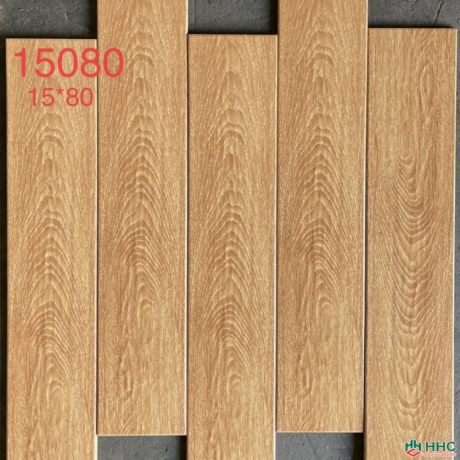 Gạch 15x80 giả gỗ ốp tường 15080