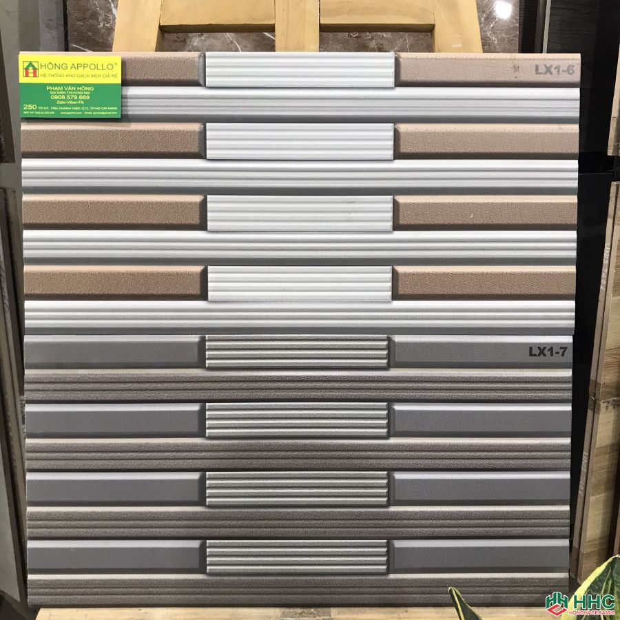 Gạch trang trí 25x50 ngoài trời