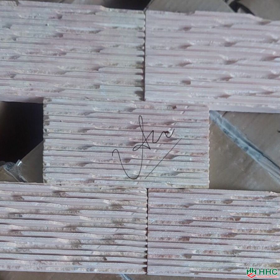 Đá 10x20 tự nhiên màu hồng nhạt