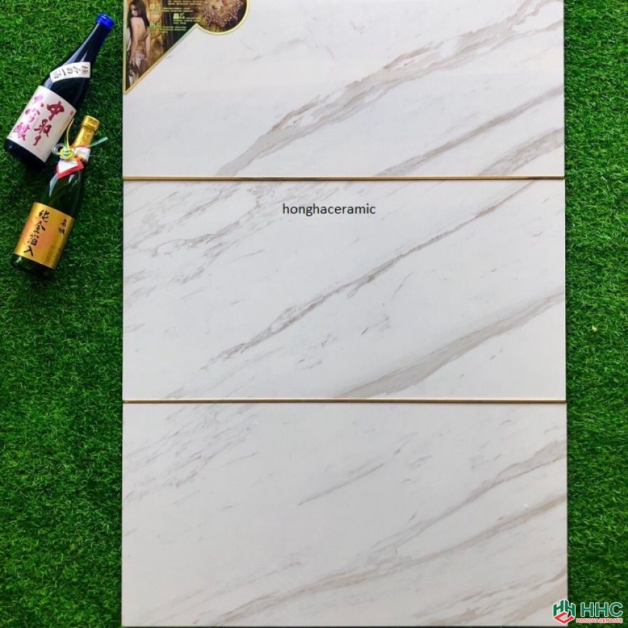 Gạch ốp tường 40x80 trắng vân khói hha4612w8