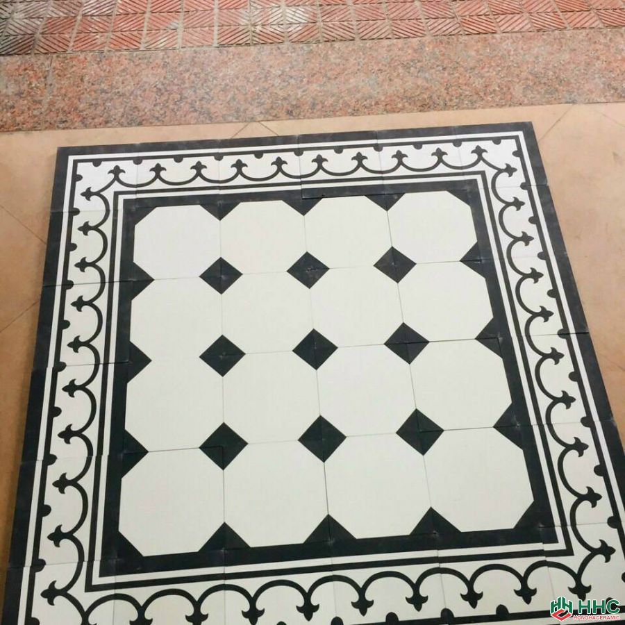 Gạch bông 20x20 xi măng trang trí HH02