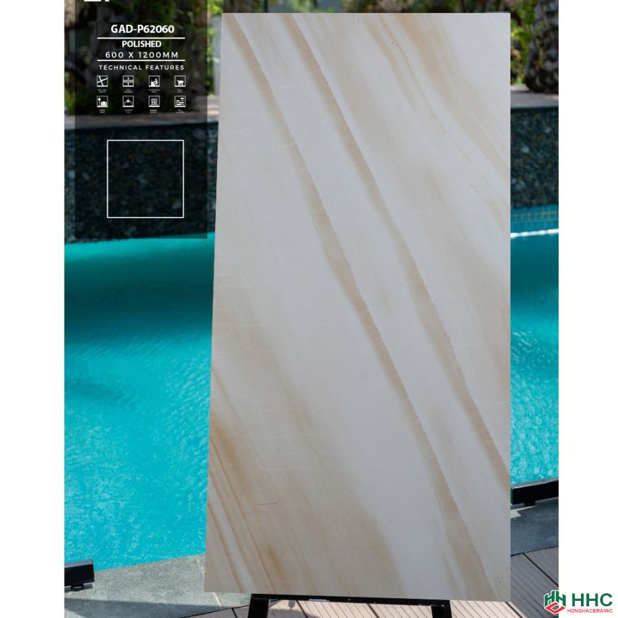 Gạch ốp tường 60x120 màu kem GAD-P62060