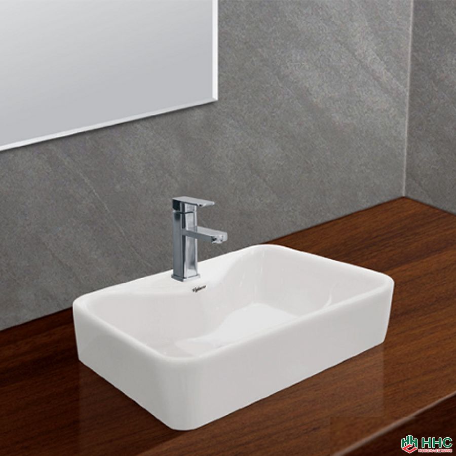 Chậu bàn đá Viglacera V72