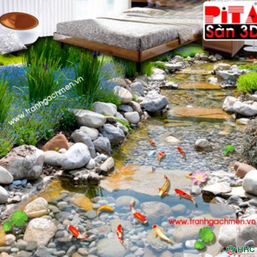 Gạch sàn 3D floor - Pita GS002