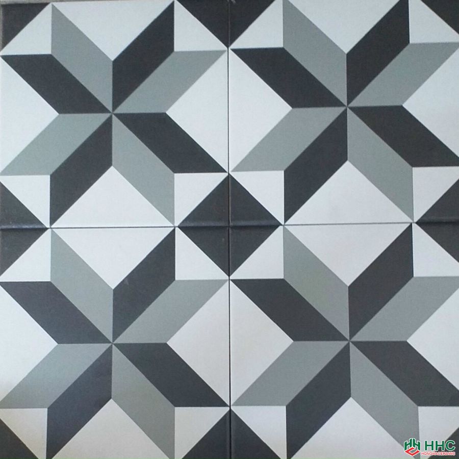 Gạch bông 20x20 ốp lát quán cà phê HH132122