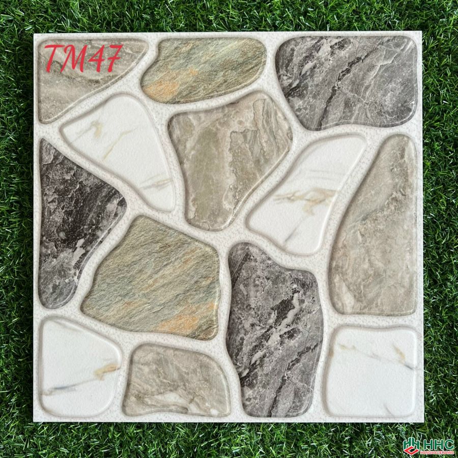 Gạch lát sân 40x40 giả đá hhc47