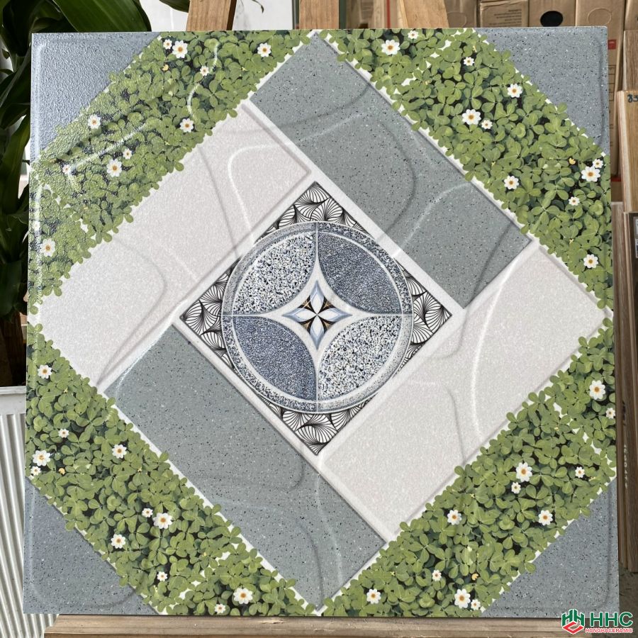Gạch lát sân 50x50 giả cỏ hhc54