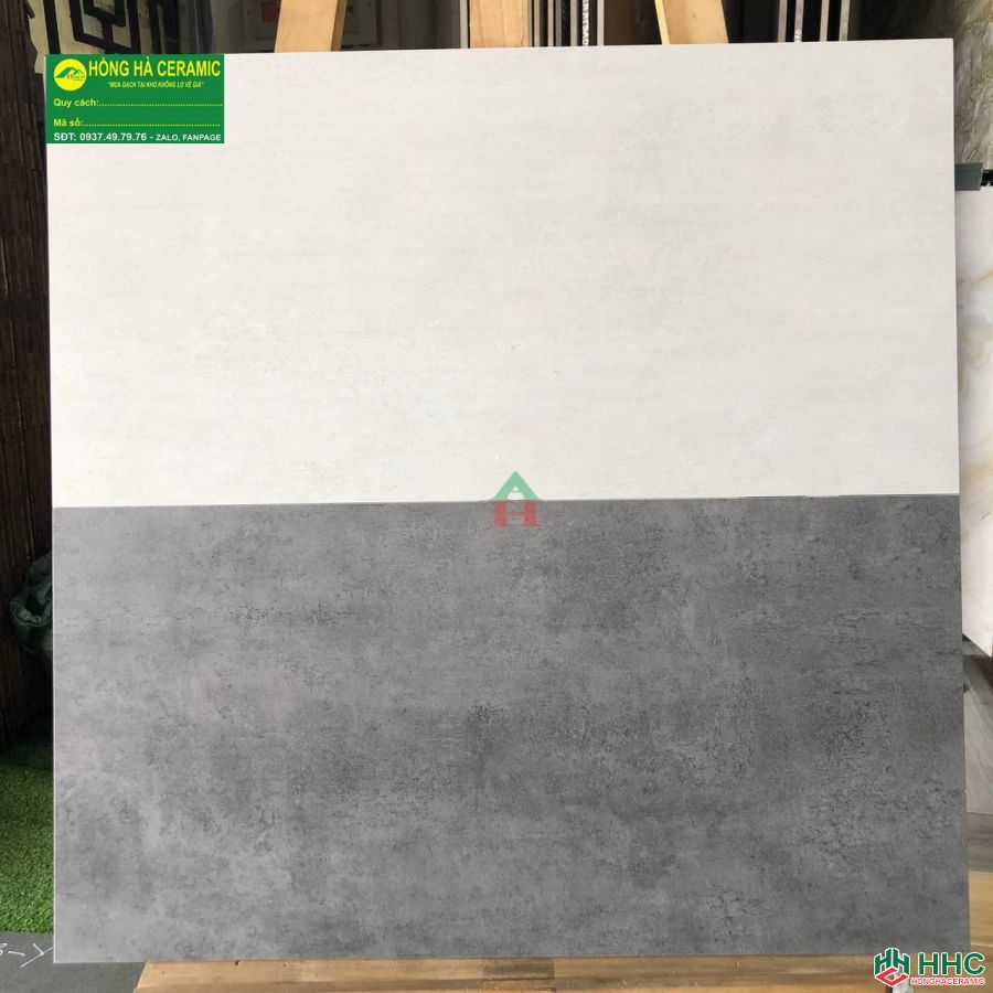 Đá mờ 30x60 bộ trắng xám xi măng HHA 002