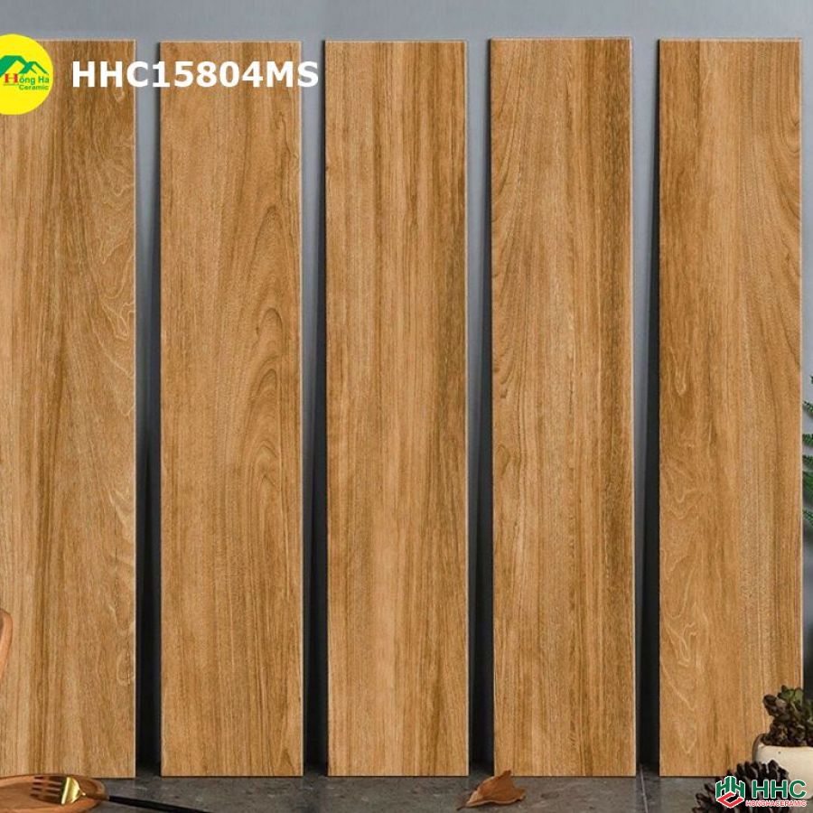 Gạch giả gỗ lát ốp nhà tắm hhc15804ms