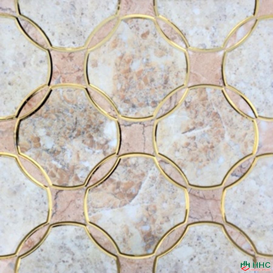 Gạch 30x30cm nhũ vàng cao cấp - 08