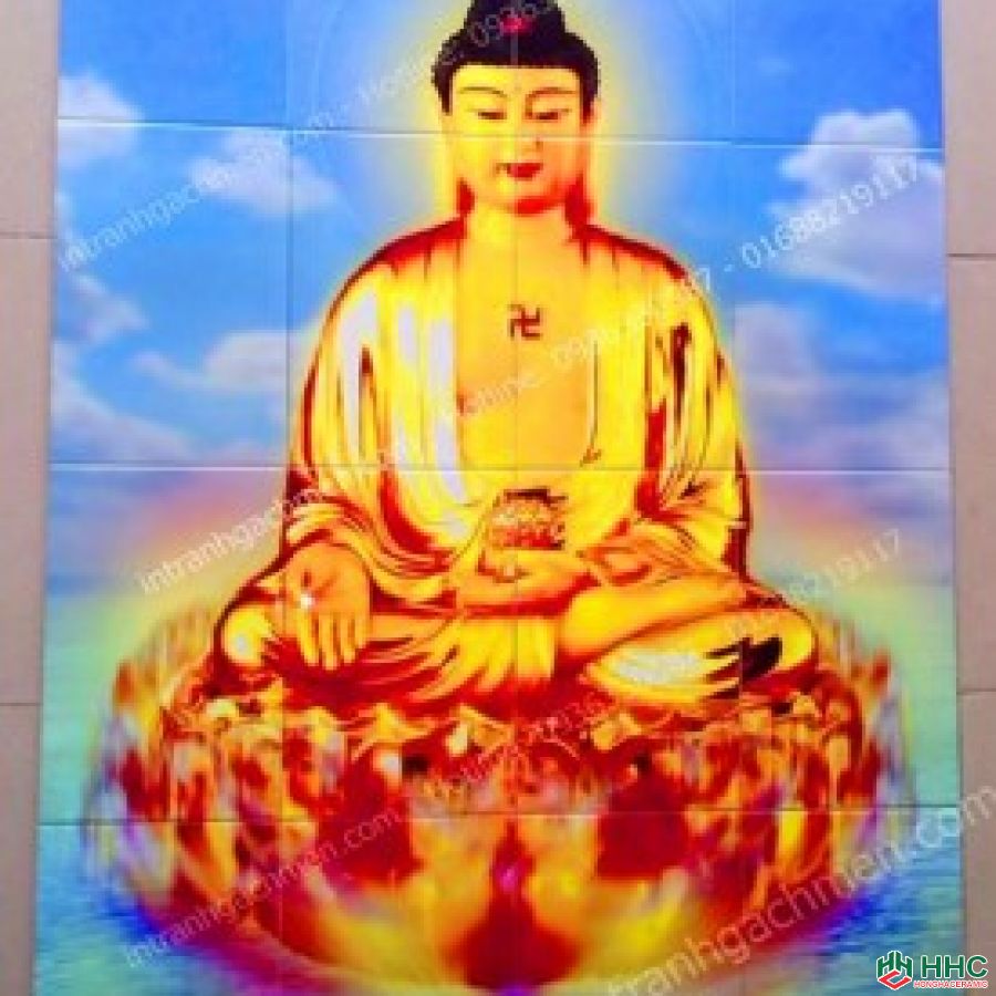 Tranh gạch men Phòng thờ TP002
