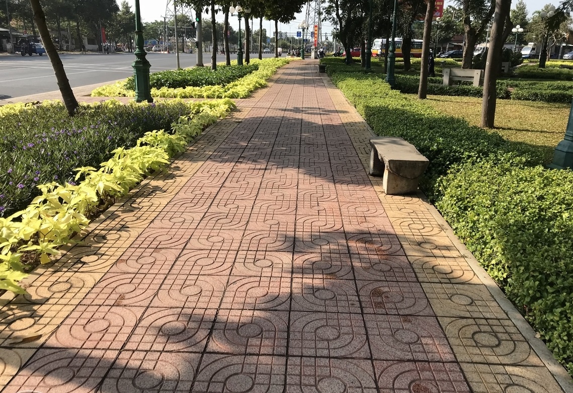 Gạch Terrazzo lát vỉa hè